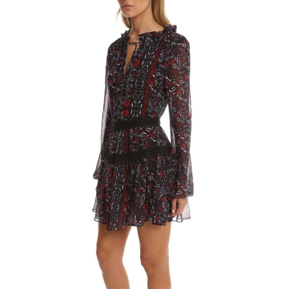 NICHOLAS Dresses & Skirts - n/nicholas Ditsy Floral Print Mini Dress Size 6
